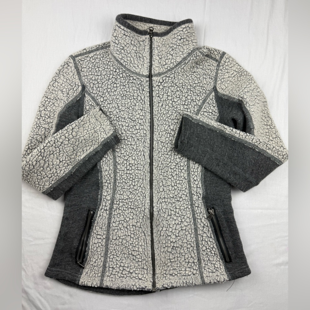 KÜHL Kozet Full-Zip women's jacket Sherpa gray size medium
